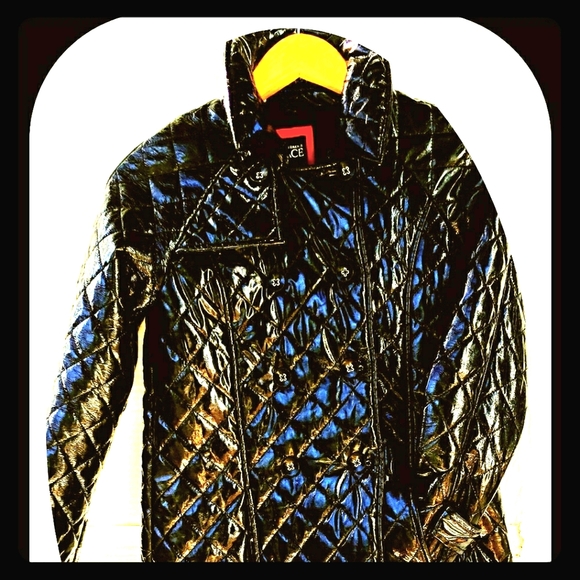 Vintage Gap High-Shine Puffer Coat - Picture 1 of 5